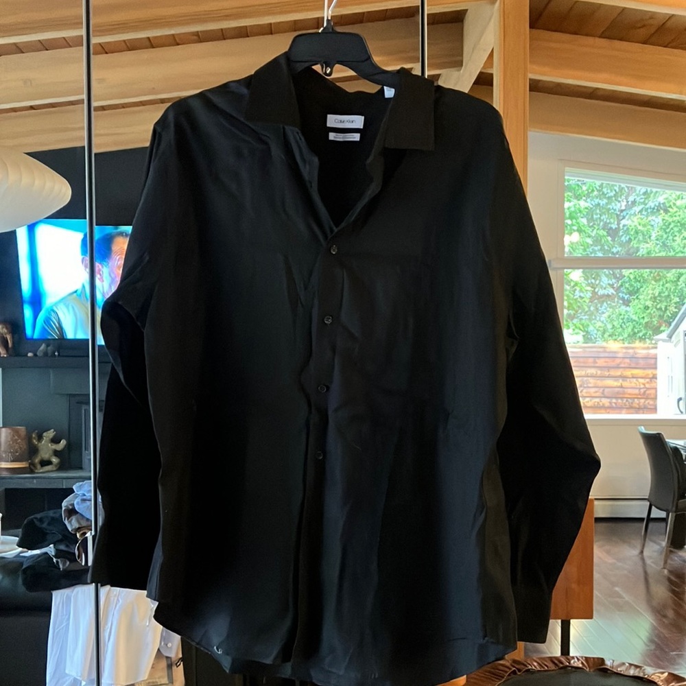 Calvin Klein Black Dress Shirt